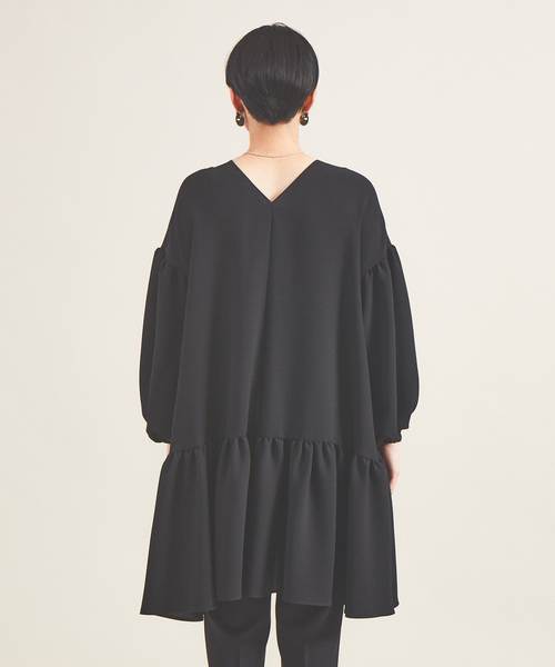 Rouge vif（ルージュヴィフ）の「ティアードブラウス（シャツ/ブラウス・レディース・ブラック/オフホワイト・フリー）」の8枚目の写真