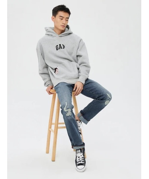 GAP(ギャップ)の「HOZO プルオーバー パーカー(パーカー・メンズ・グレー・S/M/L/XL/XS/XXS)」の11枚目の写真