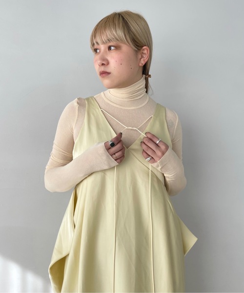 SANSeLF（サンセルフ）の「ビビッドインナートップス【SANSeLF】sanw22s001（その他トップス・レディース・ライム/グリーン/オレンジ/アイボリー/ブラック/ブルー・FREE）」の18枚目の写真