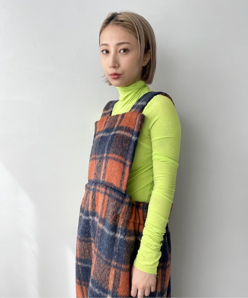 SANSeLF（サンセルフ）の「ビビッドインナートップス【SANSeLF】sanw22s001（その他トップス・レディース・ライム/グリーン/オレンジ/アイボリー/ブラック/ブルー・FREE）」の9枚目の写真