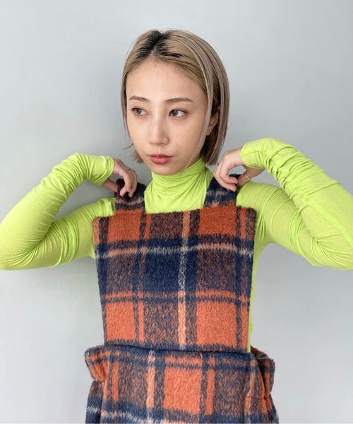 SANSeLF（サンセルフ）の「ビビッドインナートップス【SANSeLF】sanw22s001（その他トップス・レディース・ライム/グリーン/オレンジ/アイボリー/ブラック/ブルー・FREE）」の10枚目の写真