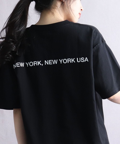 Manhattan Portage（マンハッタンポーテージ）の「【 Manhattan Portage / マンハッタンポーテージ 】MPL033 box logo T-shirt Tシャツ ロゴ T NSB（Tシャツ/カットソー・レディース・ブラック/ホワイト/ライトグリーン・FREE）」の13枚目の写真