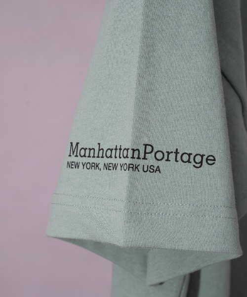 Manhattan Portage（マンハッタンポーテージ）の「【 Manhattan Portage / マンハッタンポーテージ 】MPL033 box logo T-shirt Tシャツ ロゴ T NSB（Tシャツ/カットソー・レディース・ブラック/ホワイト/ライトグリーン・FREE）」の16枚目の写真