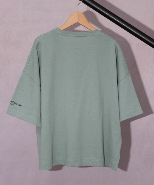 Manhattan Portage（マンハッタンポーテージ）の「【 Manhattan Portage / マンハッタンポーテージ 】MPL033 box logo T-shirt Tシャツ ロゴ T NSB（Tシャツ/カットソー・レディース・ブラック/ホワイト/ライトグリーン・FREE）」の18枚目の写真