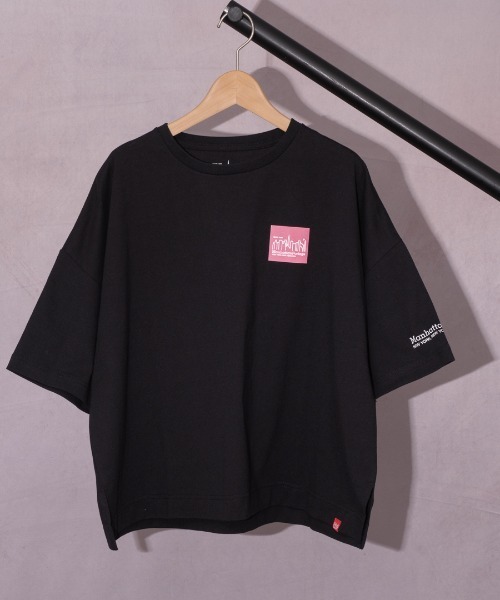 Manhattan Portage（マンハッタンポーテージ）の「【 Manhattan Portage / マンハッタンポーテージ 】MPL033 box logo T-shirt Tシャツ ロゴ T NSB（Tシャツ/カットソー・レディース・ブラック/ホワイト/ライトグリーン・FREE）」の19枚目の写真