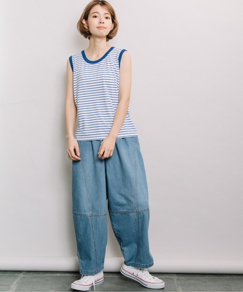 refinedworks(リファインドワークス)の「配色ボーダータンク(タンクトップ・レディース・ネイビー/ベージュ系その他/ブルー系その他・FREE)」の22枚目の写真