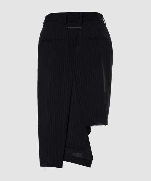 MM6 Maison Margiela（ｴﾑｴﾑｼｯｸｽ ﾒｿﾞﾝ ﾏﾙｼﾞｪﾗ）の「SKIRT（スカート・レディース・ネイビー系・40/38）」の3枚目の写真