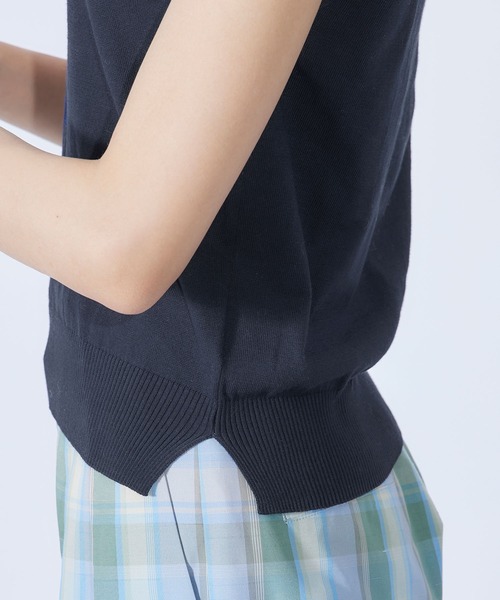 ROPE'（ロペ）の「フレンチフリーブニットプルオーバー（ニット/セーター・レディース・ホワイト系その他2/ベージュ系その他2/ミント/ネイビー/ピンク系その他2/ホワイト/オレンジ/サックスブルー・38）」の19枚目の写真