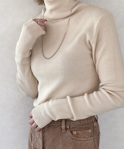 y/m by misato(イムバイミサト)の「メタルボールスライドロングネックレス(ネックレス・レディース・シルバー/ゴールド・FREE)」の3枚目の写真