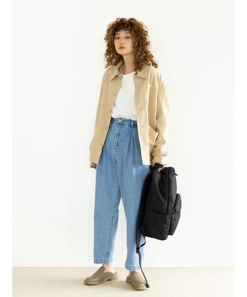 koe（コエ）の「ツイルCPOジャケット*（ブルゾン・レディース・ベージュ/カーキ・M/L）」の16枚目の写真