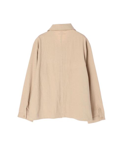 koe（コエ）の「ツイルCPOジャケット*（ブルゾン・レディース・ベージュ/カーキ・M/L）」の19枚目の写真