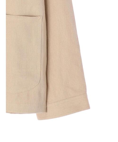 koe（コエ）の「ツイルCPOジャケット*（ブルゾン・レディース・ベージュ/カーキ・M/L）」の21枚目の写真