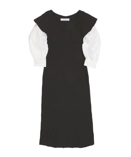 LAGUNAMOON（ラグナムーン）の「ビッグカラードッキングニットワンピース（ワンピース・レディース・ライトブルー/ブラック/イエロー・SMALL/MEDIUM）」の18枚目の写真