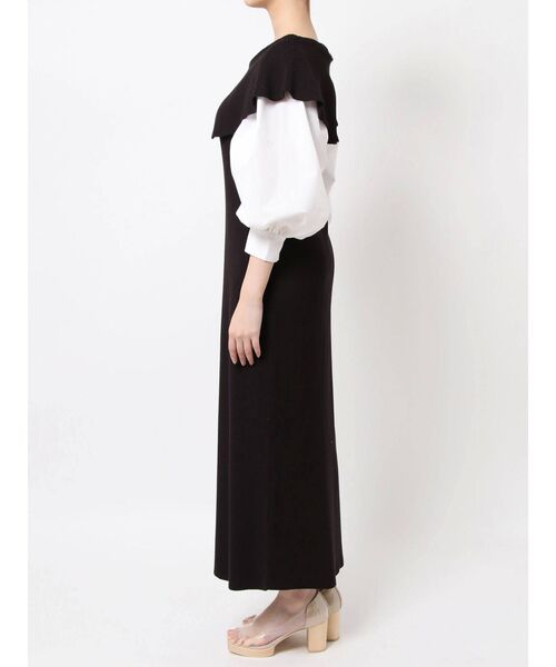 LAGUNAMOON（ラグナムーン）の「ビッグカラードッキングニットワンピース（ワンピース・レディース・ライトブルー/ブラック/イエロー・SMALL/MEDIUM）」の8枚目の写真