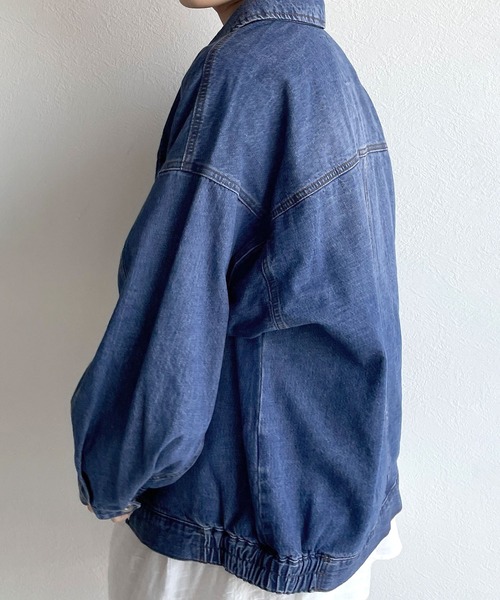 w closet（ダブルクローゼット）の「BIGシルエットGジャン（デニム