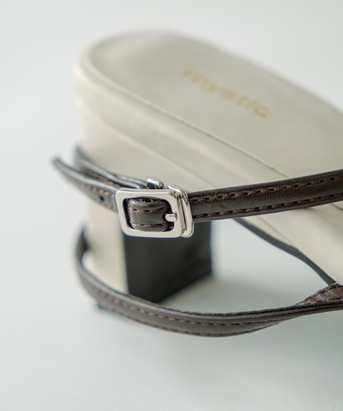 mystic（ミスティック）の「トングストラップサンダル（サンダル・レディース・アイボリー/キャメル・38/36/37）」の8枚目の写真