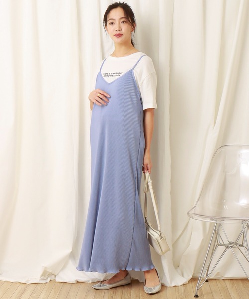 libelle more（リベル モア）の「スムースクリスタルプリーツジャンスカ（ジャンパースカート・レディース・グリーン/アイボリー/ライム/ブルー/ブラック・M/L）」の18枚目の写真