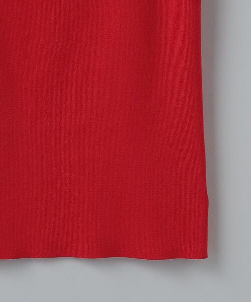 6(ロク)の「<6(ROKU)>KNIT SQUARE NECK TANK TOP/タンクトップ(タンクトップ・レディース・ホワイト/ブラック/レッド・FREE)」の10枚目の写真