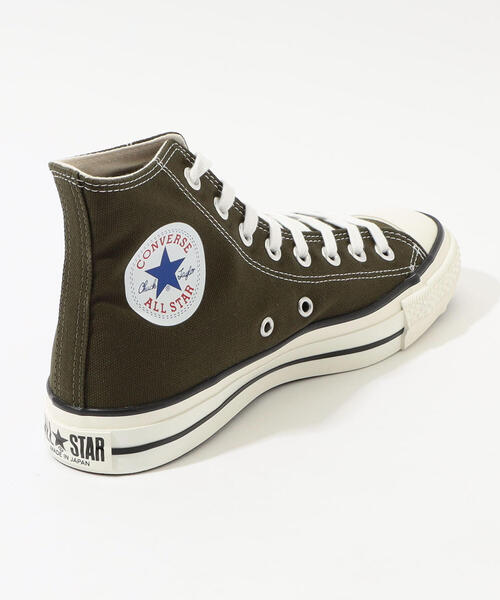 TOMORROWLAND （トゥモローランド）の「CONVERSE CANVAS ALL STAR J HI スニーカー（スニーカー・レディース・カーキ・4.5/6.5/5/5.5/4）」の4枚目の写真