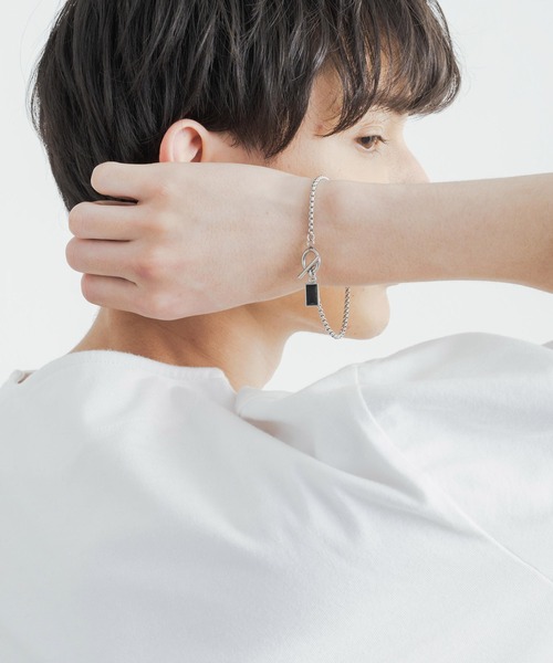 Rocky Monroe(ロッキーモンロー)の「チャーム付きデザインチェーンブレスレット(ブレスレット・メンズ・その他/その他1/その他2/その他3/その他5/その他4・FREE)」の1枚目の写真