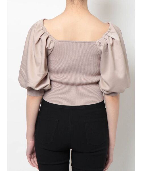 RESEXXY(リゼクシー)の「ハートネックニットトップス【セットアップ着用可能】(ニット/セーター・レディース・ブルー/ブラック/アイボリー/ベージュ・FREE)」の20枚目の写真