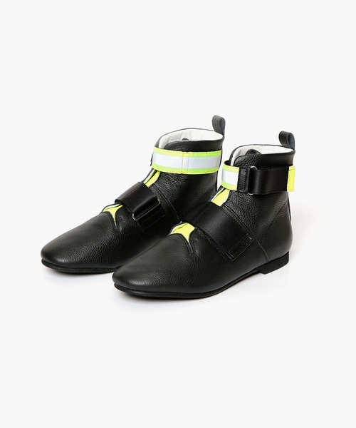 bedsidedrama（ベットサイドドラマ）の「bedsidedrama/ベッドサイドドラマ/safety leather Boots（スニーカー・レディース・ホワイト/ブラック・23/24/25/22.5/24.5/23.5）」の2枚目の写真