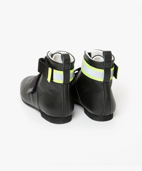 bedsidedrama（ベットサイドドラマ）の「bedsidedrama/ベッドサイドドラマ/safety leather Boots（スニーカー・レディース・ホワイト/ブラック・23/24/25/22.5/24.5/23.5）」の4枚目の写真