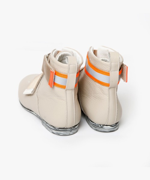 bedsidedrama（ベットサイドドラマ）の「bedsidedrama/ベッドサイドドラマ/safety leather Boots（スニーカー・レディース・ホワイト/ブラック・23/24/25/22.5/24.5/23.5）」の15枚目の写真