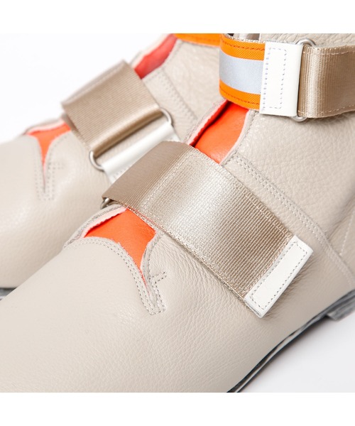 bedsidedrama（ベットサイドドラマ）の「bedsidedrama/ベッドサイドドラマ/safety leather Boots（スニーカー・レディース・ホワイト/ブラック・23/24/25/22.5/24.5/23.5）」の17枚目の写真