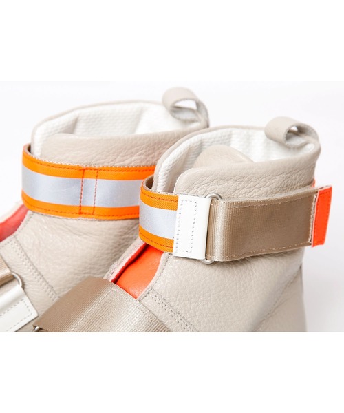 bedsidedrama（ベットサイドドラマ）の「bedsidedrama/ベッドサイドドラマ/safety leather Boots（スニーカー・レディース・ホワイト/ブラック・23/24/25/22.5/24.5/23.5）」の22枚目の写真