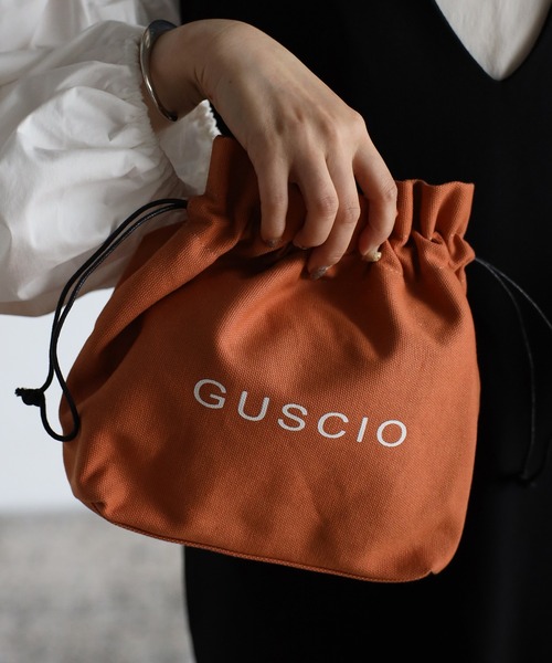 GUSCIO（グッシオ）の「【グッシオベーシック】PVCクリアトートバッグ　巾着付（トートバッグ・レディース・アイボリー/ブラック/グレイッシュベージュ/グレー/ホワイト・FREE）」の20枚目の写真