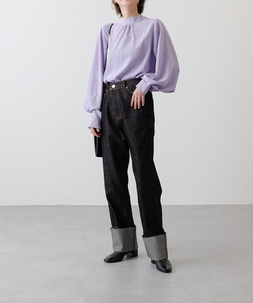 COLONY 2139（コロニートゥーワンスリーナイン）の「リジットデニムロールアップパンツ（デニムパンツ・レディース・ブラック/インディゴブルー・SMALL/MEDIUM）」の17枚目の写真