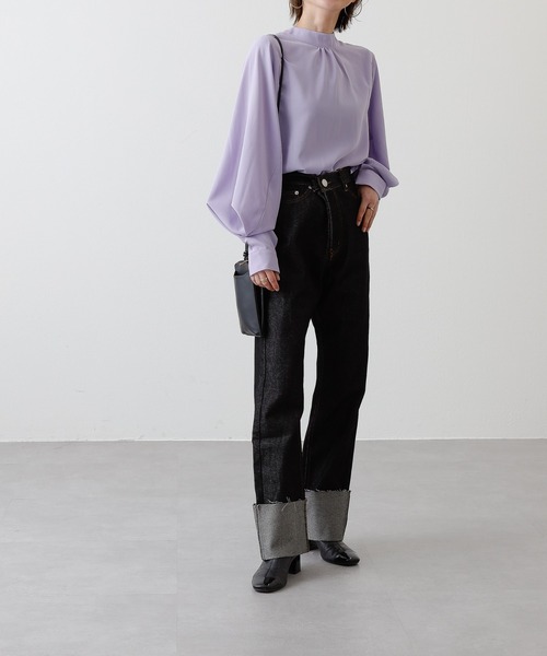 COLONY 2139（コロニートゥーワンスリーナイン）の「リジットデニムロールアップパンツ（デニムパンツ・レディース・ブラック/インディゴブルー・SMALL/MEDIUM）」の18枚目の写真