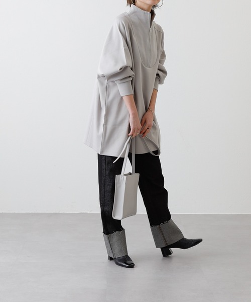 COLONY 2139（コロニートゥーワンスリーナイン）の「リジットデニムロールアップパンツ（デニムパンツ・レディース・ブラック/インディゴブルー・SMALL/MEDIUM）」の11枚目の写真