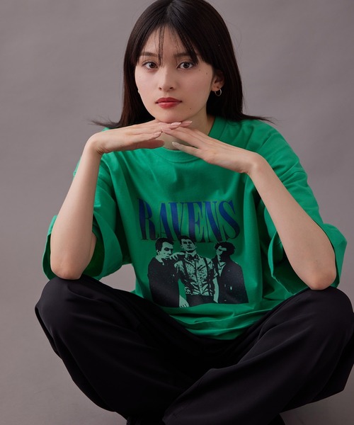 re_k by JUNRED（レクバイジュンレッド）の「【 re_k by JUNRED 】ビンテージライクロック半袖Tシャツ（Tシャツ/カットソー・メンズ・チャコールグレー/グリーン/ホワイト・M/L/S/LL）」の17枚目の写真