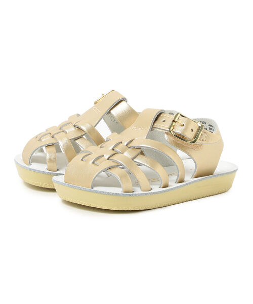 ネット限定】 サンダル SALT WATER SANDALS Sailor Gold ウォッシャブル レザー 約12~12.5cm 7,700円  gucmp.ru