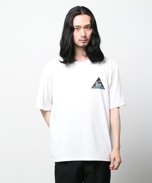 TIGORA(ティゴラ)の「ティゴラ TIGORA MVSドライ天竺ロゴBIGTシャツ(Tシャツ/カットソー・メンズ・ホワイト/ブラック・L/S/M/SS/LL/3L)」の1枚目の写真