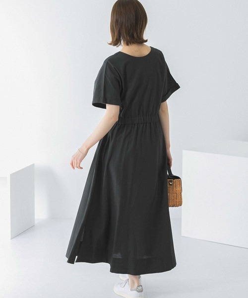 URBAN RESEARCH ROSSO WOMEN（アーバンリサーチ　ロッソ）の「『UR GREEN』2WAYウエストマークワンピース（ワンピース・レディース・チャコールグレー/パープル系その他/イエロー系その他・FREE）」の19枚目の写真