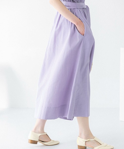 URBAN RESEARCH ROSSO WOMEN（アーバンリサーチ　ロッソ）の「『UR GREEN』2WAYウエストマークワンピース（ワンピース・レディース・チャコールグレー/パープル系その他/イエロー系その他・FREE）」の22枚目の写真