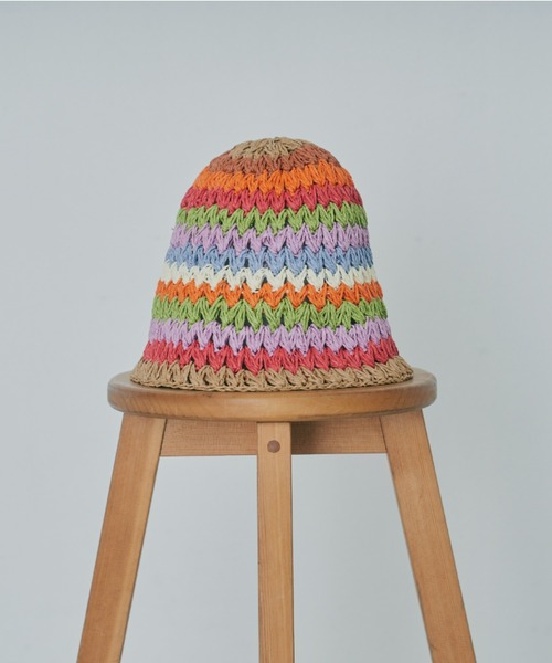 VACANCY(ヴァカンシー)の「カラフルカラークロシェハット(ハット・レディース・その他・FREE)」の7枚目の写真