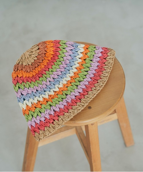 VACANCY(ヴァカンシー)の「カラフルカラークロシェハット(ハット・レディース・その他・FREE)」の11枚目の写真