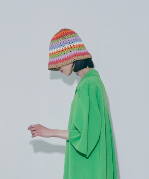 VACANCY(ヴァカンシー)の「カラフルカラークロシェハット(ハット・レディース・その他・FREE)」の2枚目の写真