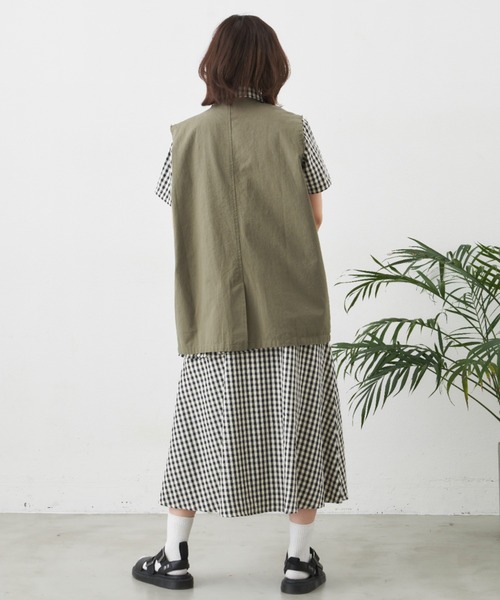 MERLOT（メルロー）の「パターンバリエーションフリルスカート/セットアップ対応（スカート・レディース・ブラック/ピンク/グリーン・FREE）」の13枚目の写真