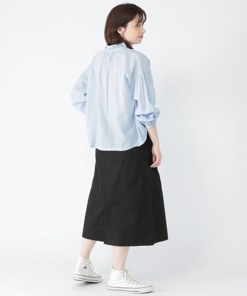 studio CLIP(スタディオクリップ)の「【撥水/UV/防汚】レジャーガチャベルト付きスカート(スカート・レディース・ベージュ/ブラック/カーキ・FREE)」の5枚目の写真