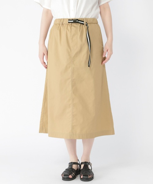 studio CLIP(スタディオクリップ)の「【撥水/UV/防汚】レジャーガチャベルト付きスカート(スカート・レディース・ベージュ/ブラック/カーキ・FREE)」の8枚目の写真