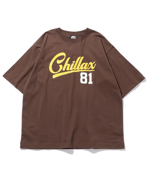 FREAK'S STORE（フリークスストア）の「WEB限定 CHILLAX/チラックス ナンバーロゴTシャツ（Tシャツ/カットソー・メンズ・ホワイト/ブラック/ネイビー/ブラウン/グリーン・MEDIUM/LARGE）」の3枚目の写真