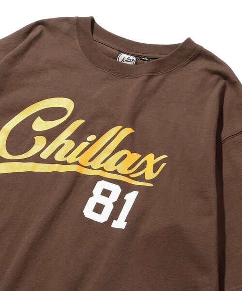FREAK'S STORE（フリークスストア）の「WEB限定 CHILLAX/チラックス ナンバーロゴTシャツ（Tシャツ/カットソー・メンズ・ホワイト/ブラック/ネイビー/ブラウン/グリーン・MEDIUM/LARGE）」の7枚目の写真