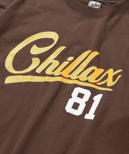 FREAK'S STORE（フリークスストア）の「WEB限定 CHILLAX/チラックス ナンバーロゴTシャツ（Tシャツ/カットソー・メンズ・ホワイト/ブラック/ネイビー/ブラウン/グリーン・MEDIUM/LARGE）」の9枚目の写真