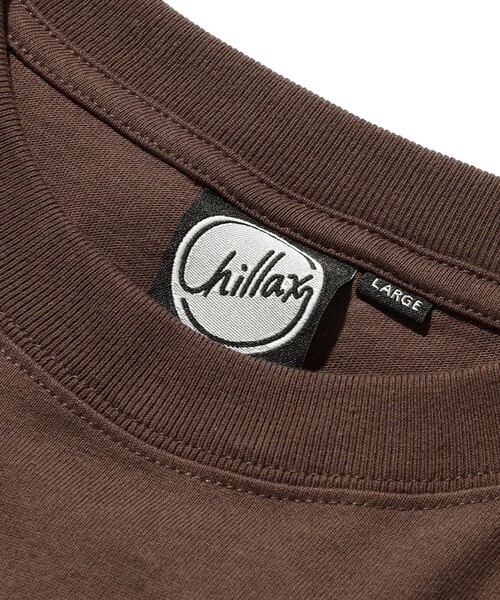 FREAK'S STORE（フリークスストア）の「WEB限定 CHILLAX/チラックス ナンバーロゴTシャツ（Tシャツ/カットソー・メンズ・ホワイト/ブラック/ネイビー/ブラウン/グリーン・MEDIUM/LARGE）」の11枚目の写真