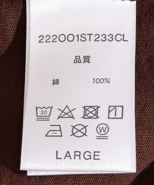 FREAK'S STORE（フリークスストア）の「WEB限定 CHILLAX/チラックス ナンバーロゴTシャツ（Tシャツ/カットソー・メンズ・ホワイト/ブラック/ネイビー/ブラウン/グリーン・MEDIUM/LARGE）」の10枚目の写真